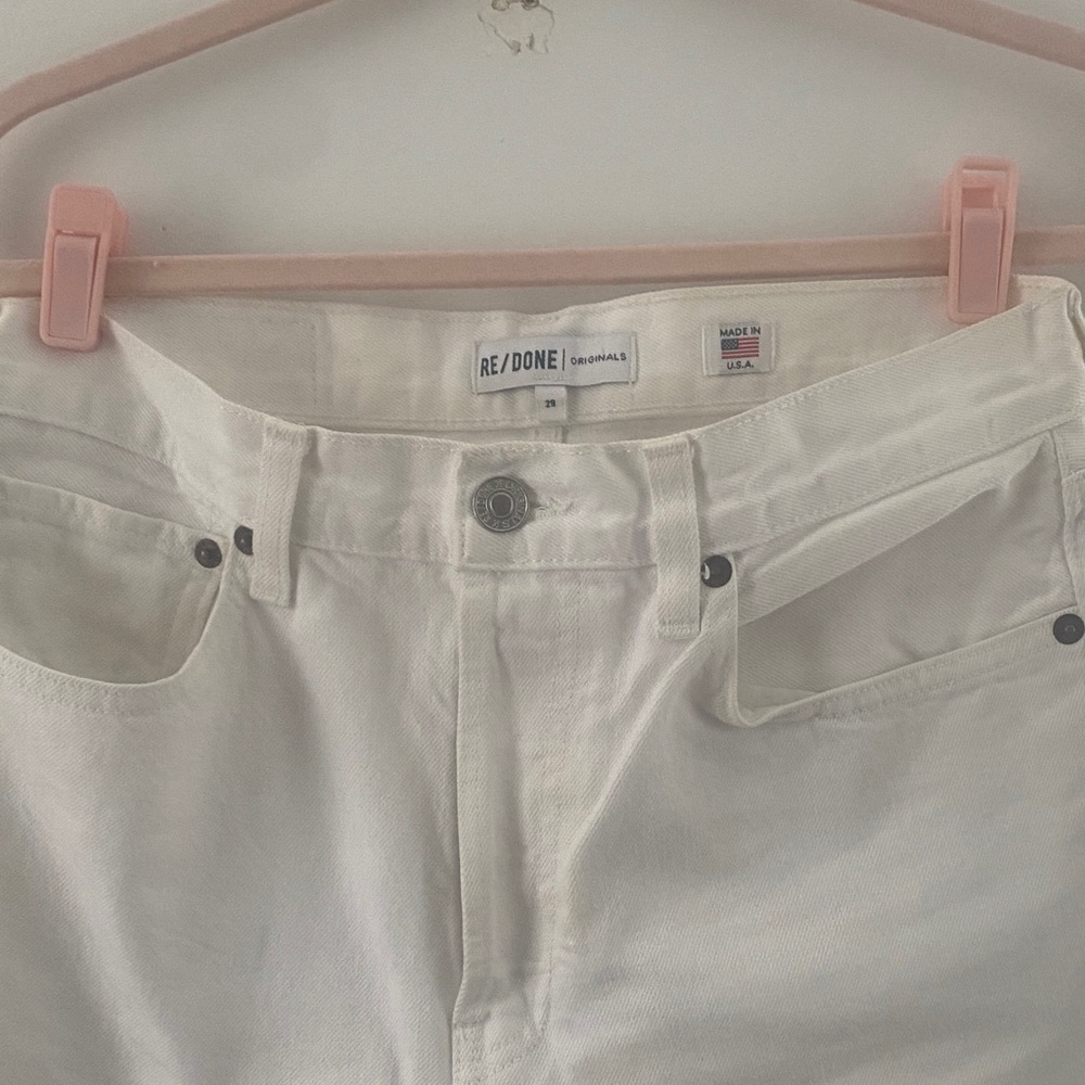 Re/Done Slim White Women’s Jeans
